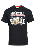 D555 Duke Big Mens Christmas T-Shirt Black Novelty 2XL 3XL 4XL (KS60417)