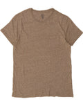 J. CREW Mens Slim Fit T-Shirt Top Medium Beige Flecked Cotton CJ07
