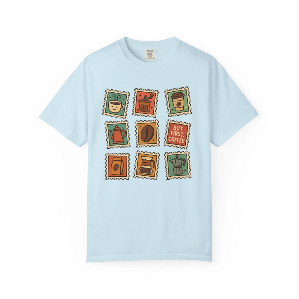 Coffee Lovers Stamp Unisex T-shirt, Coffee Tee, Gift for Coffee Lover, Coffee