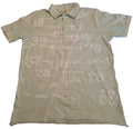 Next Mens Shirt Light Green/White Size L Y2K