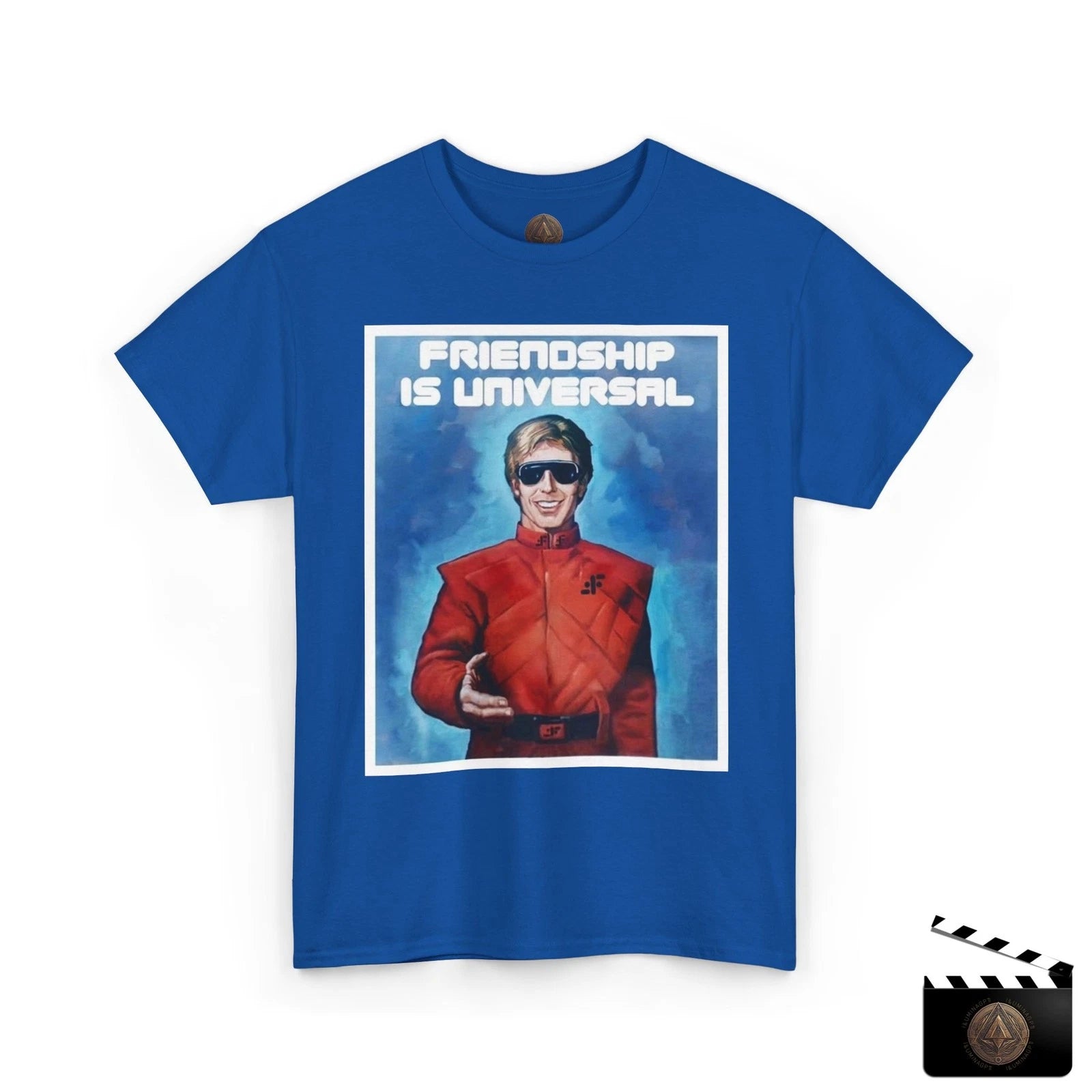 Friendship Is Universal T-Shirt For Men & Women, V Visitors Retro Sci-Fi TV Tee