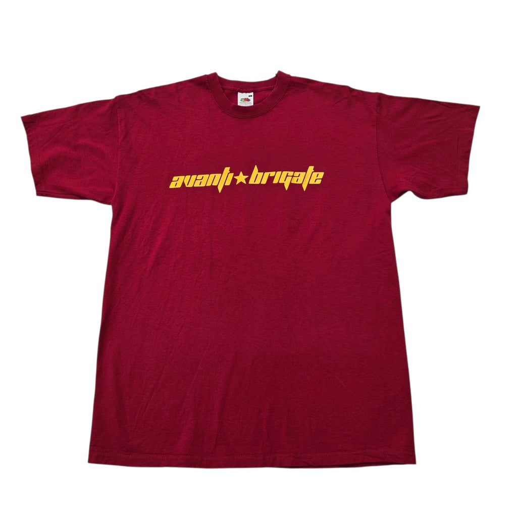 Fruit of the Loom Men Burgundy Wine Graphic Tee Size L Classic Valueweight