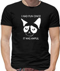 I' Had Funny Once It Was Horrible [Grumpy Cat] - T-Shirt - Meme