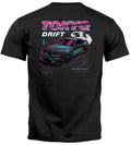 Tokyo Japan Racing Car Urban Fashion Back Print and Chest Logo Men's T-Shirt