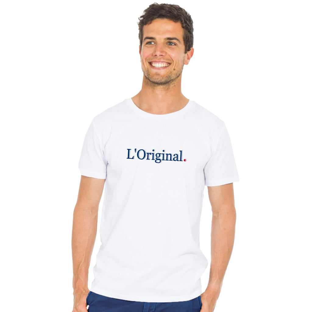 Men's Short Sleeve T-Shirt White, L'ORIGINAL