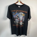 VTG Daytona Bike Week Double Sided Graphic T Shirt Y2K Large Patriotic Eagle