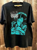 VTG Nine Inch Nail Shirt With Teeth 2005 Tour Poster Reprint NIN Band Black Tee