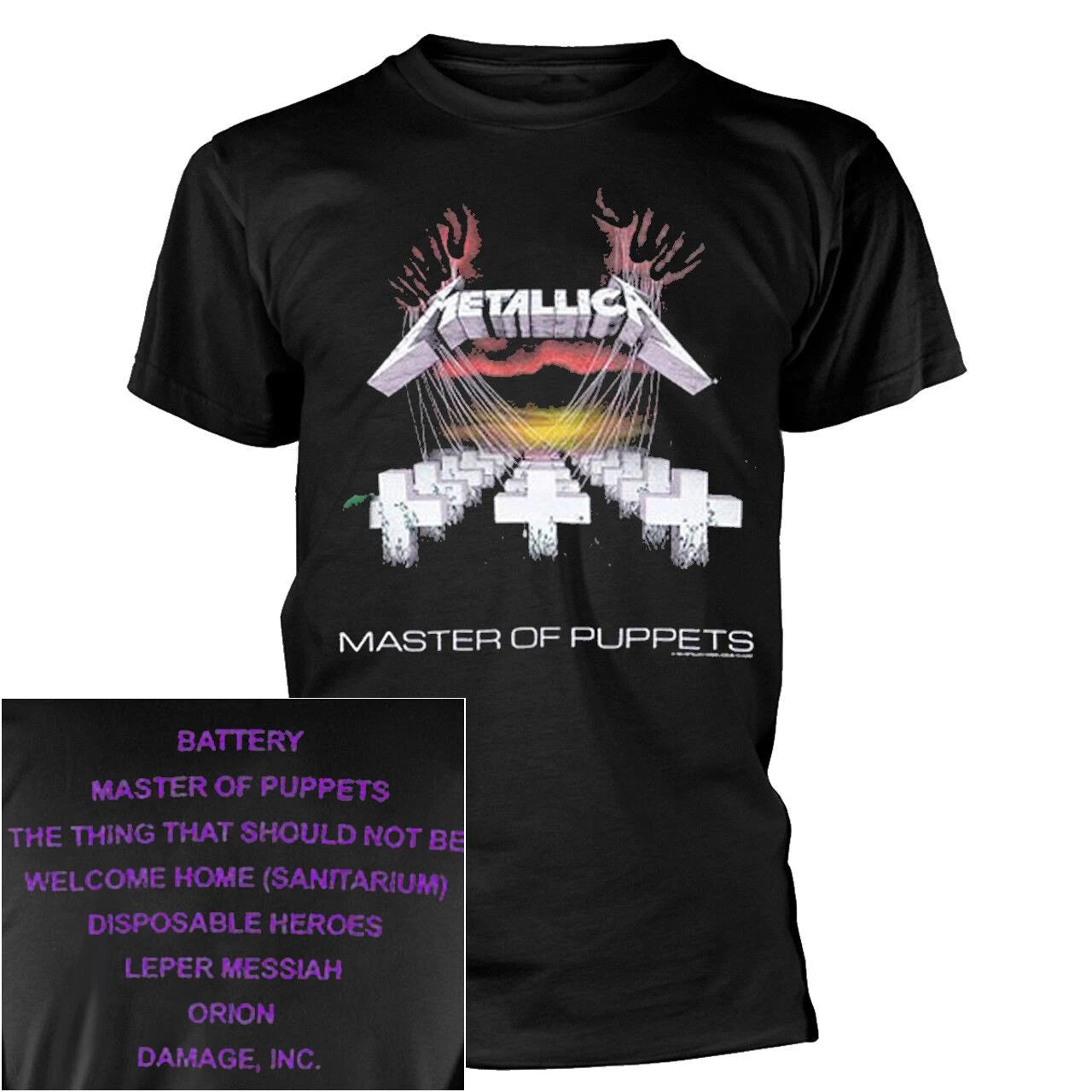 Metallica Master Of Puppets Shirt S M L XL XXL Classic Official T-Shirt