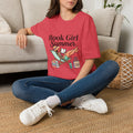 Book Girl Summer T-Shirt | BookTok | Bookish Beach Reading Shirt, Women's 4