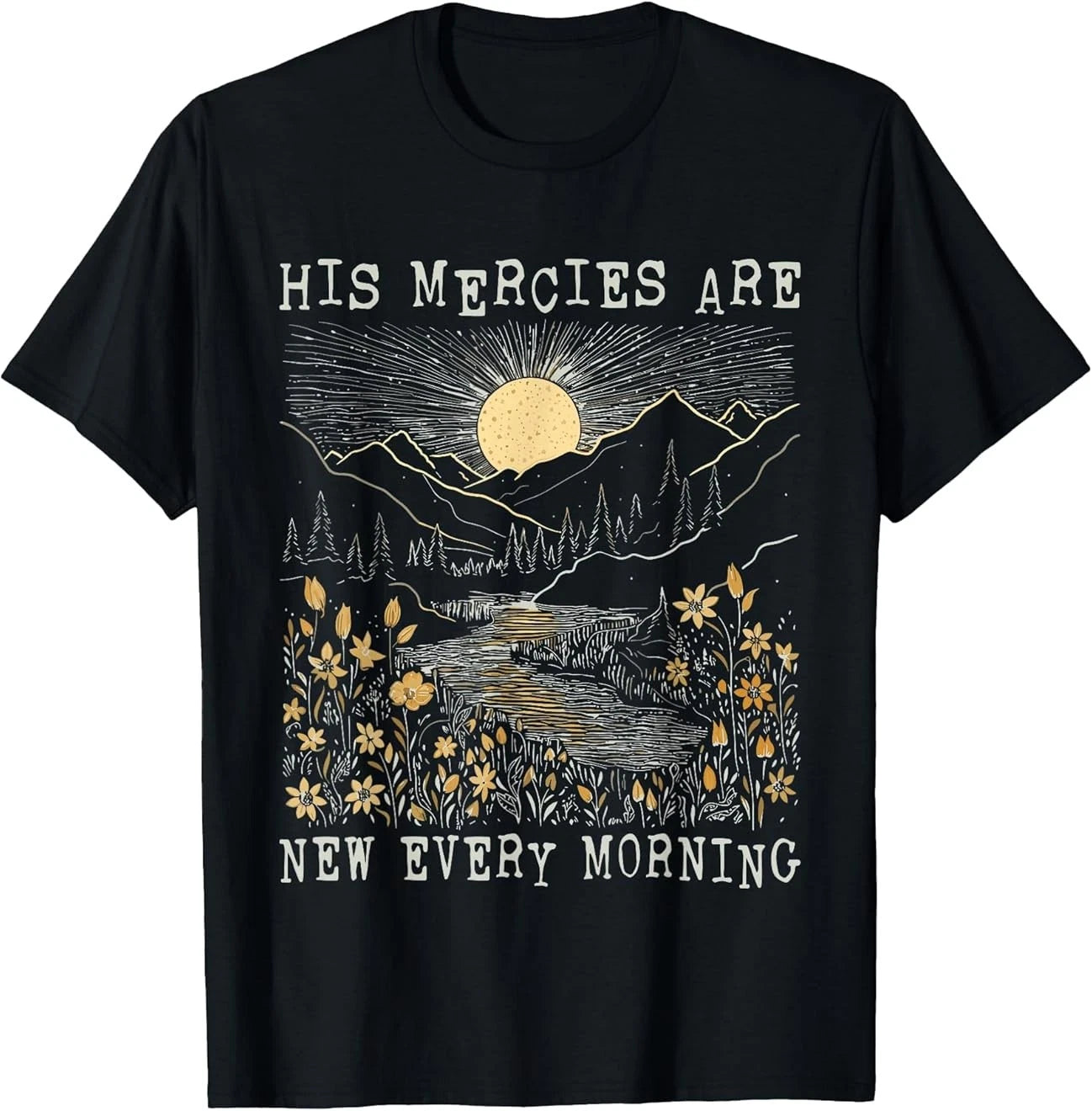 Boho Vintage Religious Christian Bible Verse Men Women T-Shirt