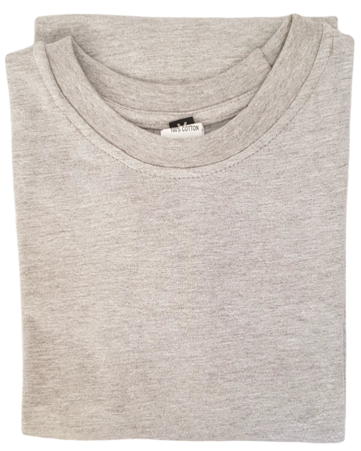 100 % Premium Cotton T-shirt Short Sleeve Basic Tee, Soft, Sizes: S- 2XL
