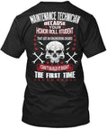 Maintenance Technician Honor Roll - Because Your T-Shirt Made in USA S-5XL