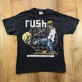 Vintage 91 Rush Roll The Bones Tour T-Shirt Black Hanes Heavyweight Rock Band XL
