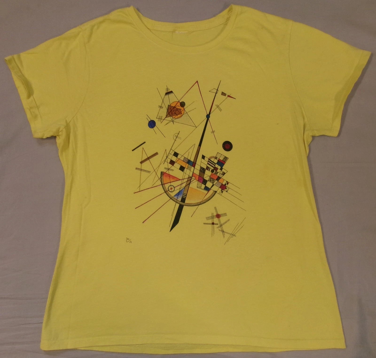 WASSILY KANDINSKY ART T SHIRT SzS DELICATE TERSION 1923 ZARTE SPANNUNG MODERN
