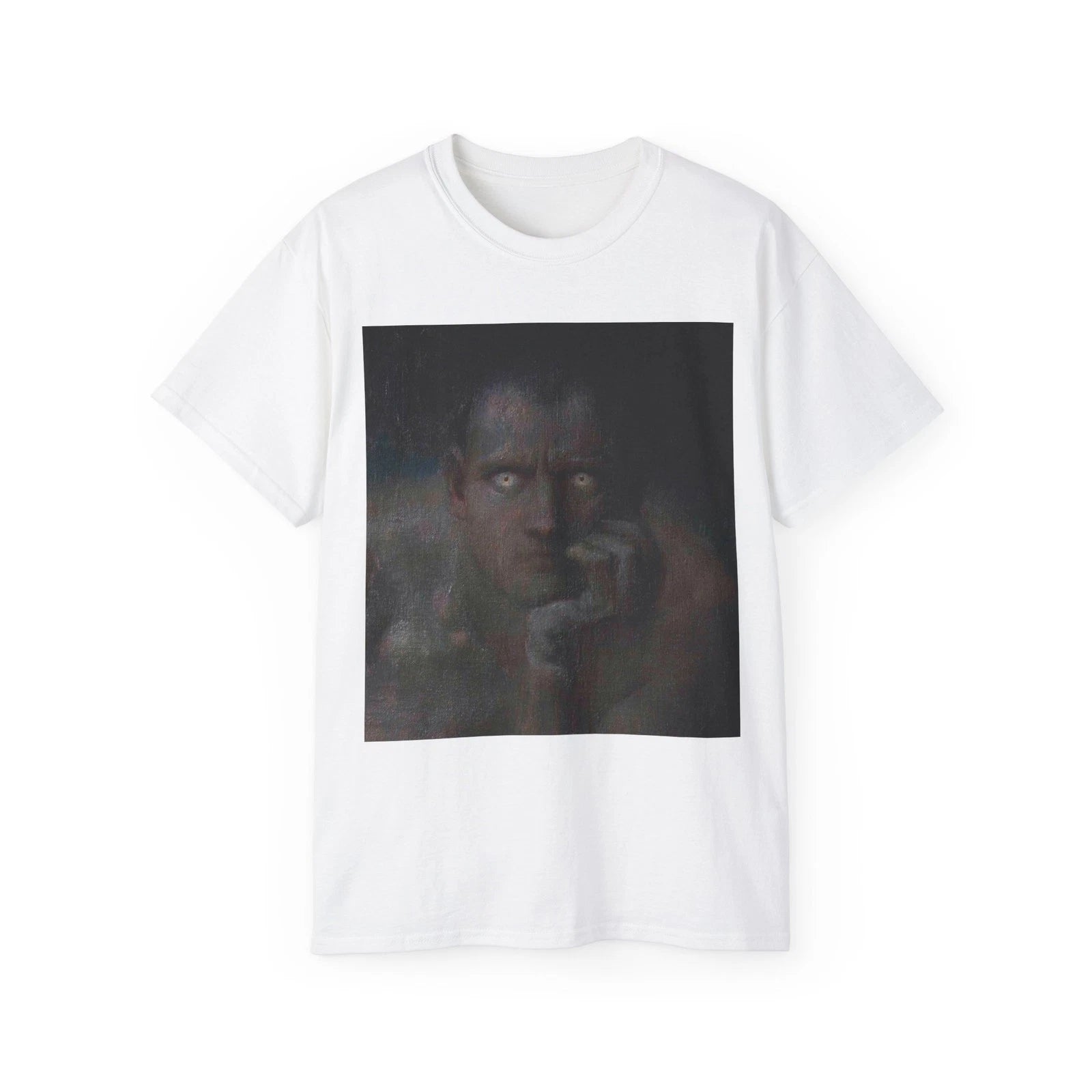 Lucifer T-Shirt | Von Stuck Painting, Dark Moody Art, Surreal Design