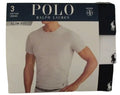 3 POLO RALPH LAUREN S M L XL SLIM FIT COTTON BLACK WHITE BLUE CREW NECK T SHIRTS