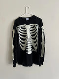 Vintage Misfits Long Sleeve Shirt Skeleton Glow In The Dark Size Large Rare