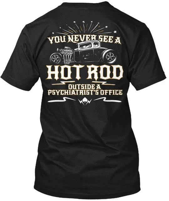 Hot Rod Therapy Tee T-Shirt Made in the USA Size S to 5XL