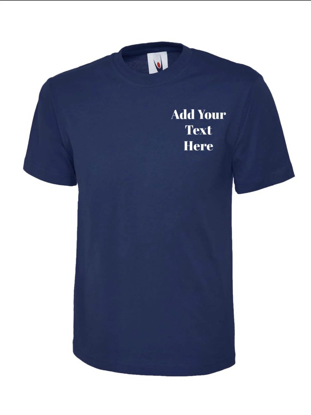 UNEEK T-Shirt | Personalised Name | Text | Custom Embroidered | Unisex or Man UK