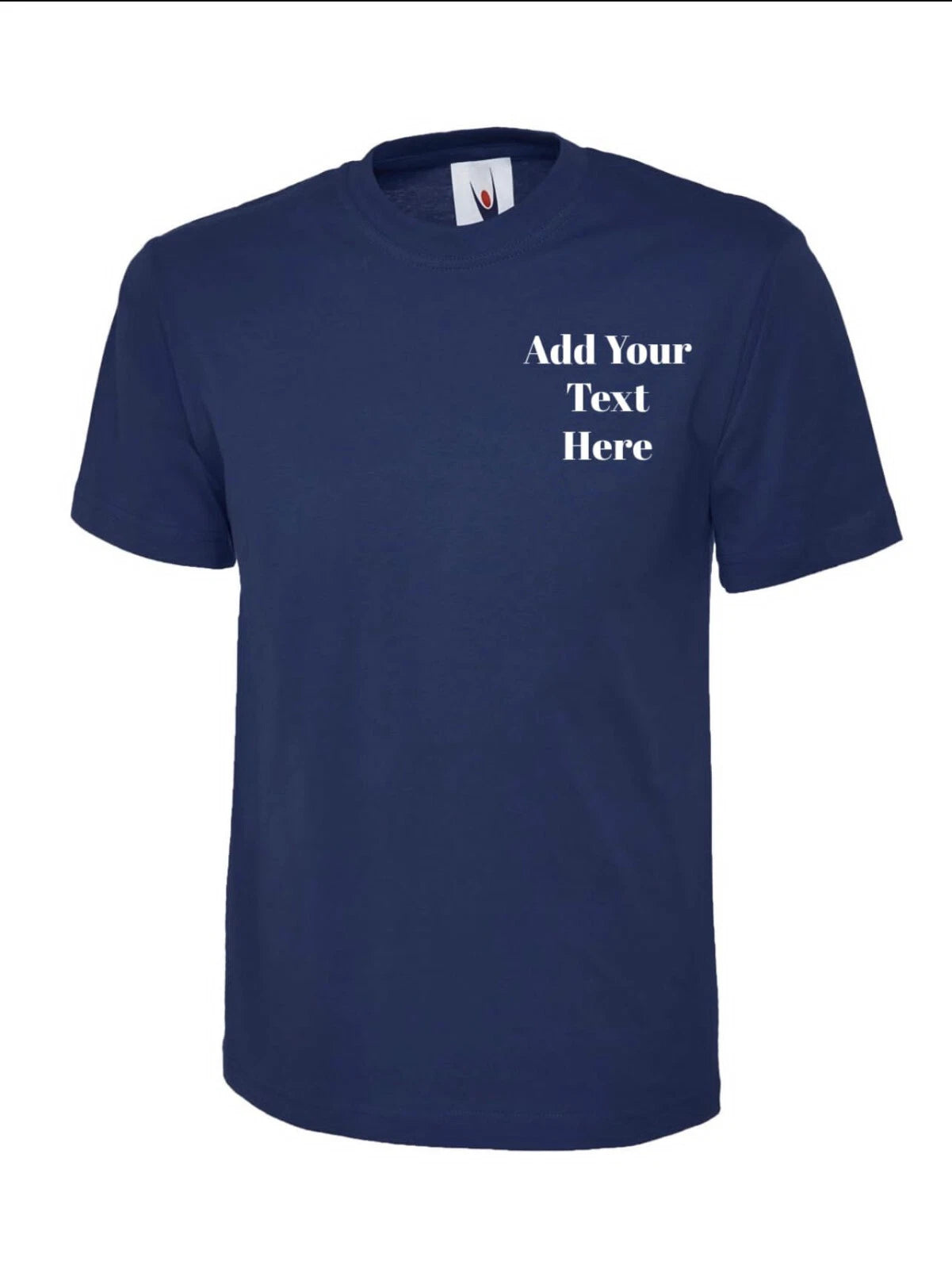 UNEEK T-Shirt | Personalised Name | Text | Custom Embroidered | Unisex or Man UK