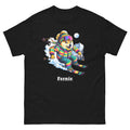 Fernie Doge Skiing Funny Ski Skier Dog Meme Cute Shirt T-Shirt