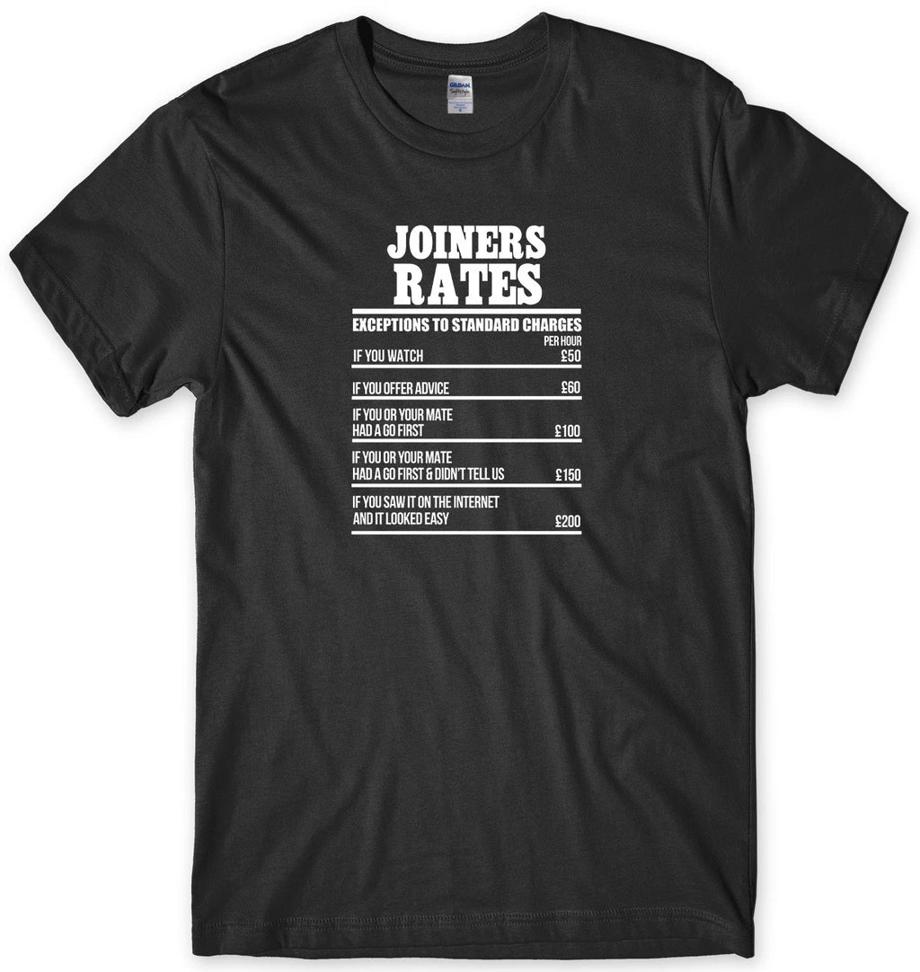 Joiners Rates Mens Funny Unisex T-Shirt