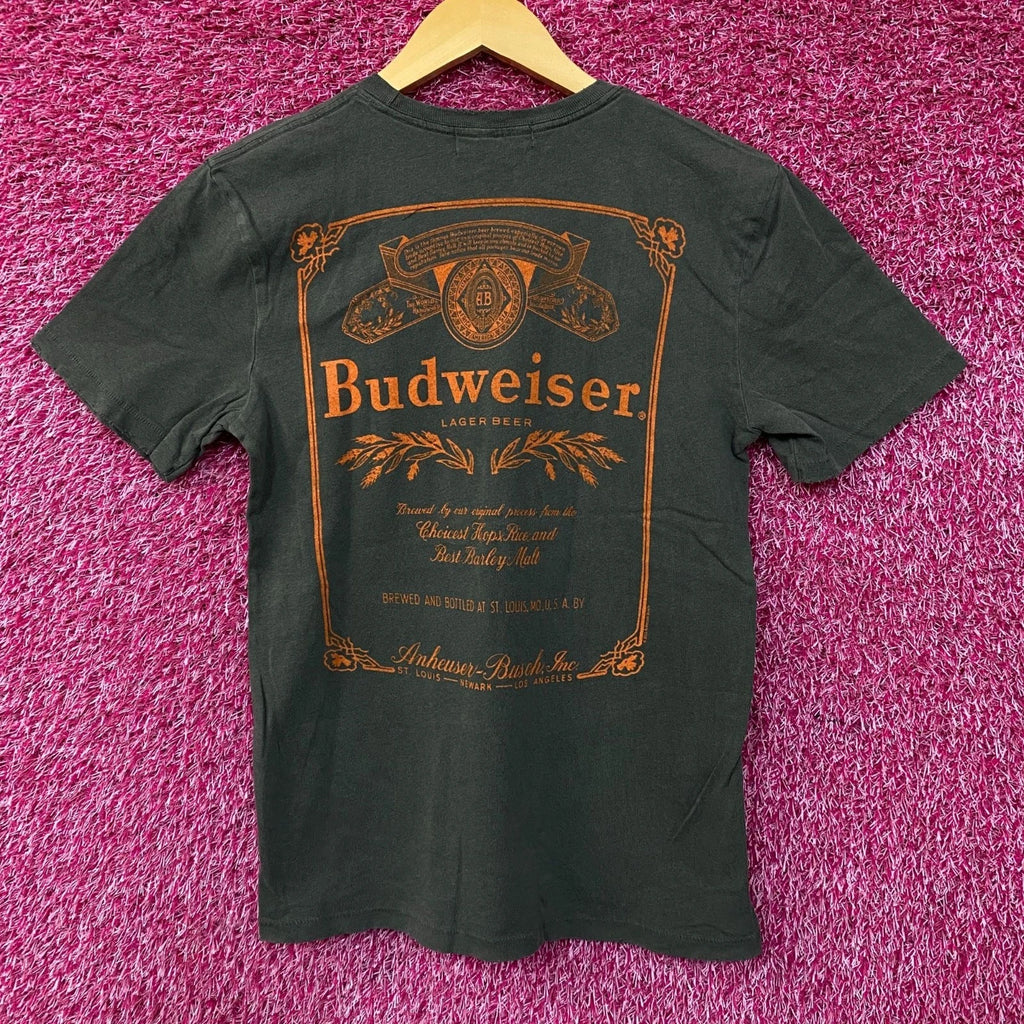 Junk Food Clothing Budweiser Bud King of Beers Vintage Style Tee XS