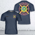 Custom Santa Cruz, California, Santa Cruz Fire Department T-Shirt Gift For Dad
