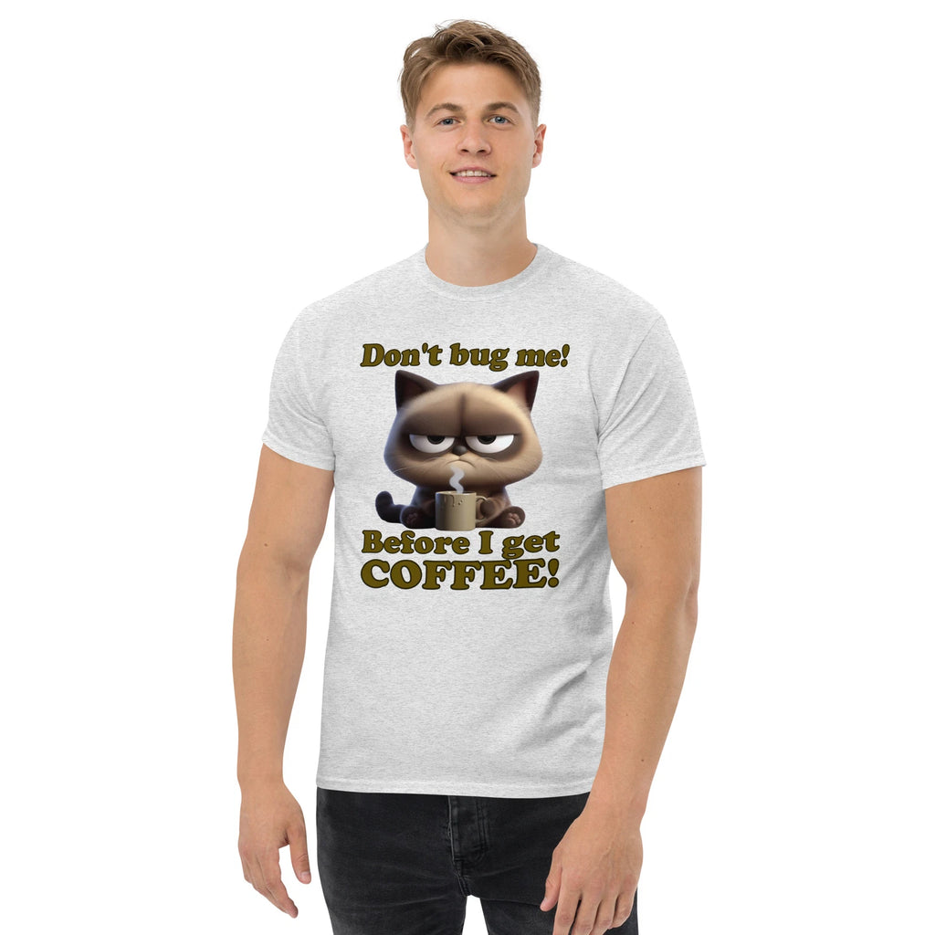 Grumpy Coffee Kitty T-shirt