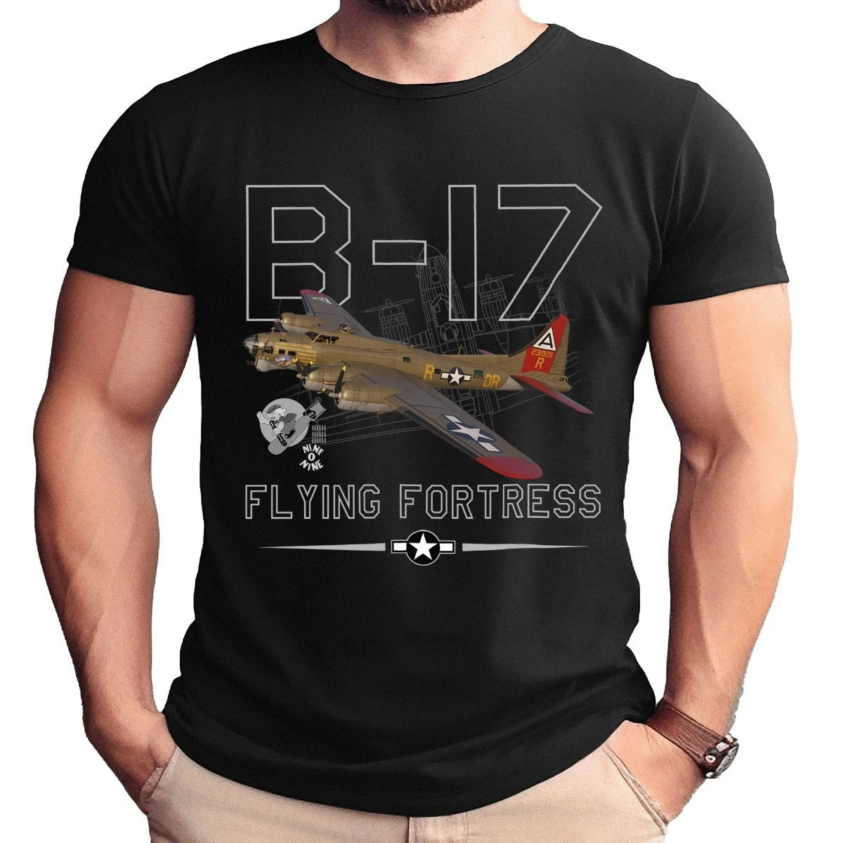 B-17 Flying Fortress Nine O Nine Adult Shirt
