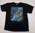 Vintage Y2k Wolves Waterfall Nature Print T Shirt Vtg Wildlife Outdoor Wolf Art