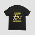 Waffle House Wrestling T-Shirt Funny Diner Fight Amateur Wednesdays Tee