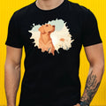 Mens Labrador Motif Cotton T-Shirt Size XS to 5XL