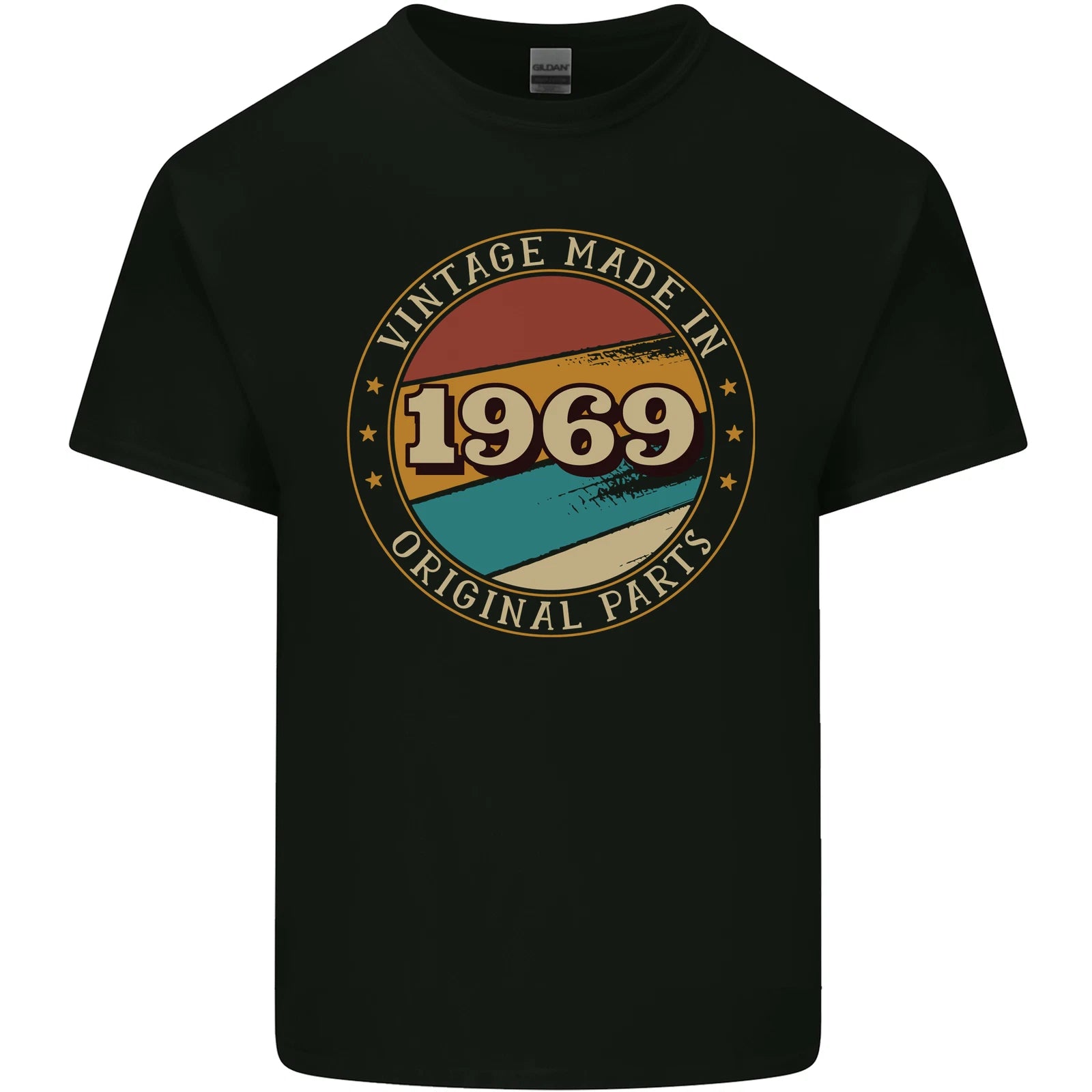 57th Birthday Vintage Made In 1969 Mens Light Cotton T-Shirt