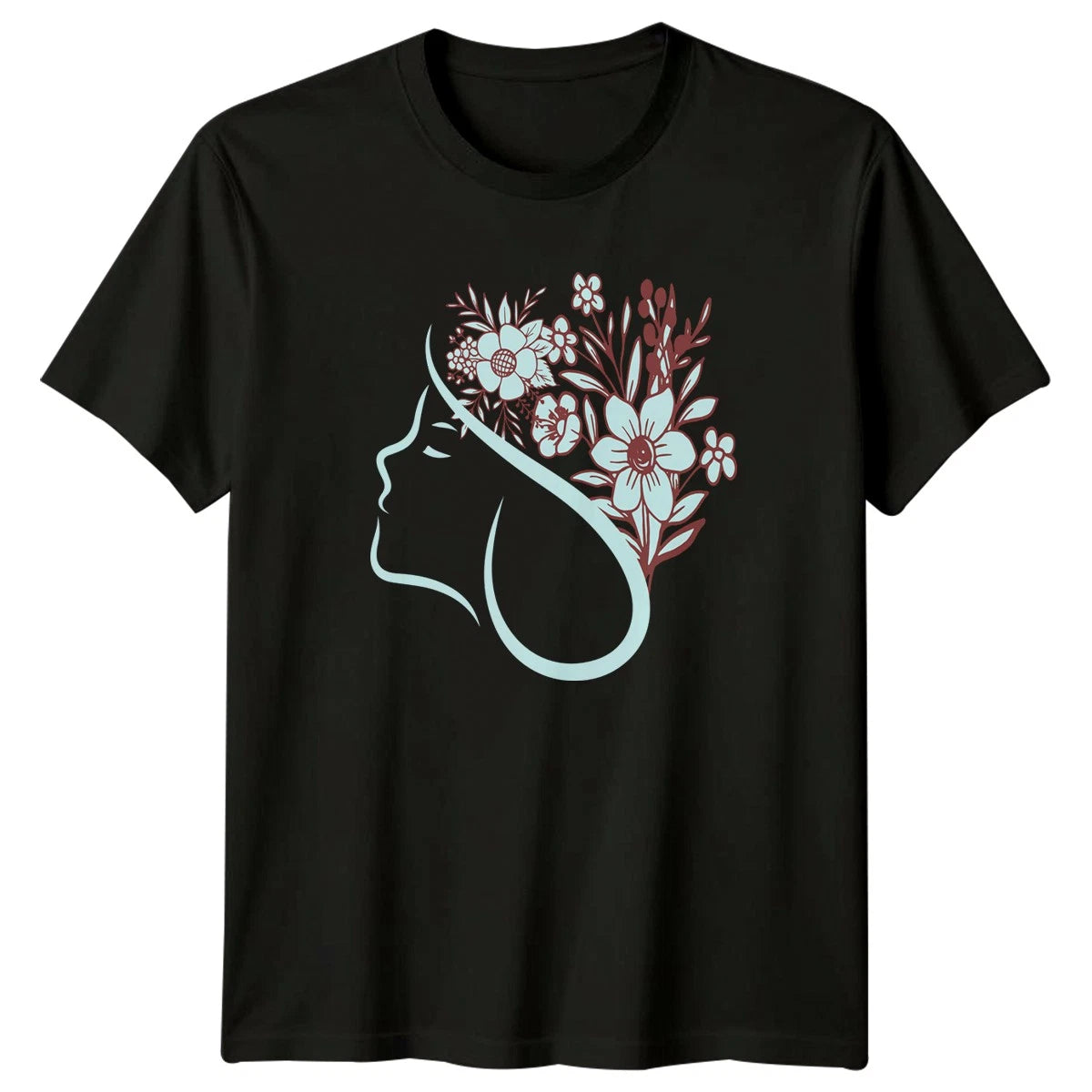 Let Your Soul Bloom With Womens T-Shirt Wildflower Boho Floral Mothers Day