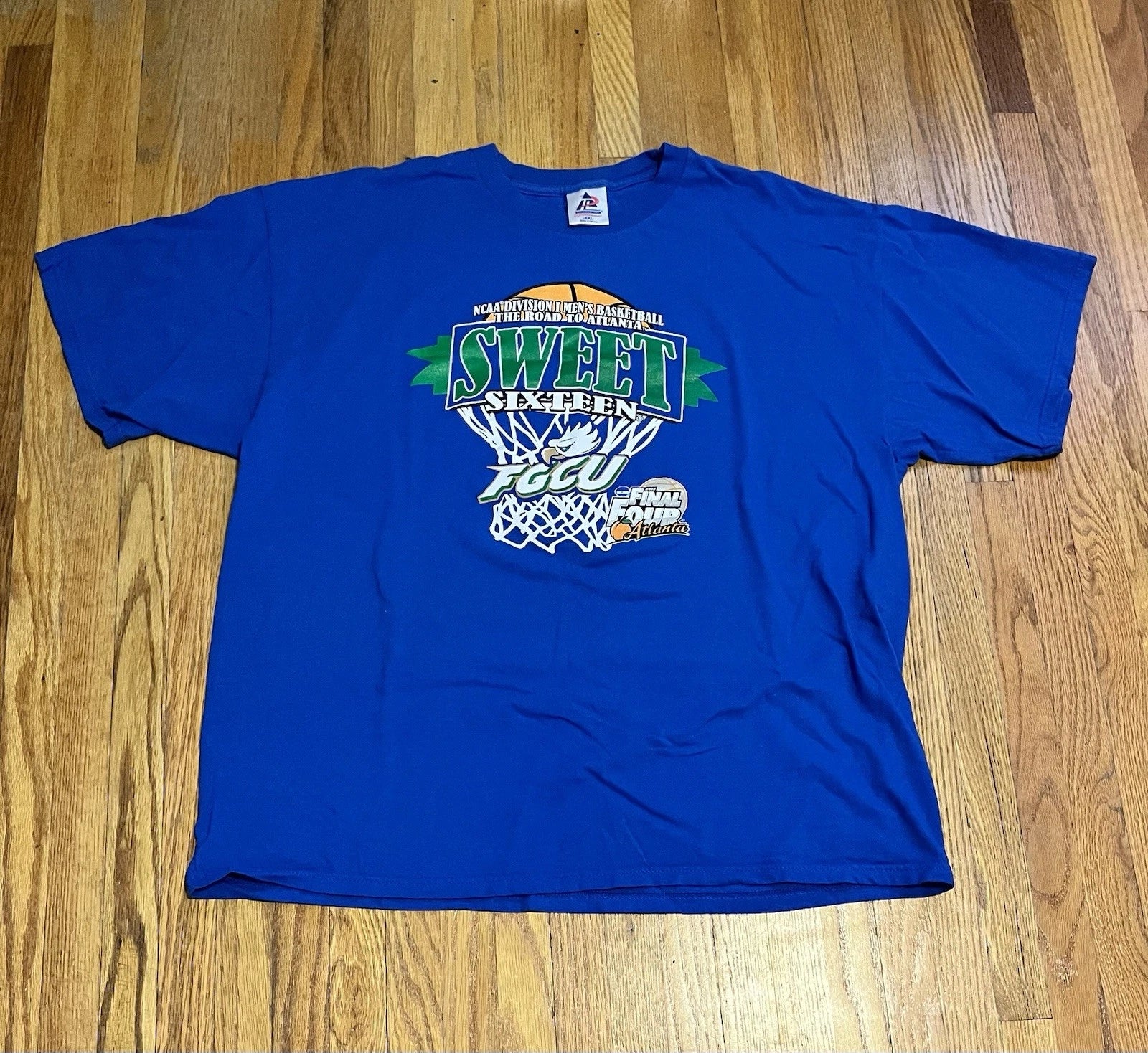 Y2K Basketball Sweet Sixteen T Shirt Men’s 2XL Blue
