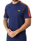 NEW MEN'S ADIDAS ORIGINALS 3-STRIPES CALIFORNIA TEE SHIRT ~SIZE 2XL  #KC86