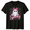 Spooky Ghost Halloween Holidays Occasions Mens Womens Graphic Tee Cute Design