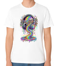 Colourful Headphones Music T-Shirt DJ Festival Audio Graphic Tee