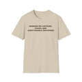 Caffeine, Chaos & Decisions On Unisex T-Shirt's Front - Funny Quote, Casual Wear