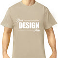 Anley Personalized T-Shirts 100% Cotton Custom Unisex Logo Tee Customized Shirts