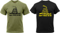 Don't Tread On Me T-Shirt USMC Gadsen Snake US Marines Semper Fi Crew T-Shirt