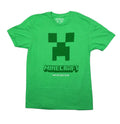 Minecraft New Adult T-Shirt - Crafting Since Alpha Creeper Face Image