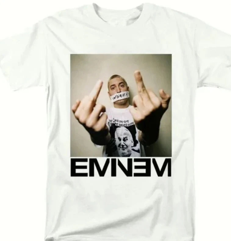 Eminem Vintage Middle Finger Funny Shirt, Eminem Cool Shirt For Men