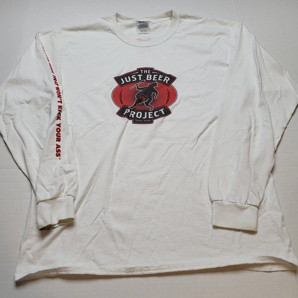 The Just Beer Anytime IPA T-Shirt Mens L Project Long Sleeve %48