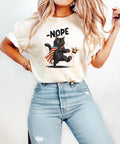 No Kings in America Black Cat Hoodies, No Kings Shirt, Funny Political Meme T-Sh