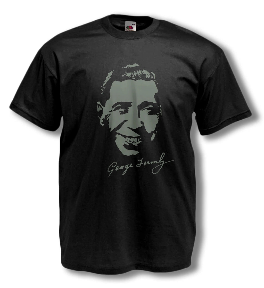 GEORGE FORMBY T-SHIRT - THE UKULELE MAN / Silver Screen Legend - Mens S to 5XL