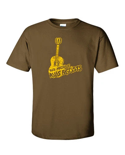 Brand New THIS MACHINE KILLS FASCISTS TSHIRT Guthrie COUNTRY MUSIC SM-5XL
