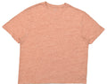 Lucky Brand Men's T Shirt V Neck Short Sleeve Orange Linen Blend Size 2XL NEW