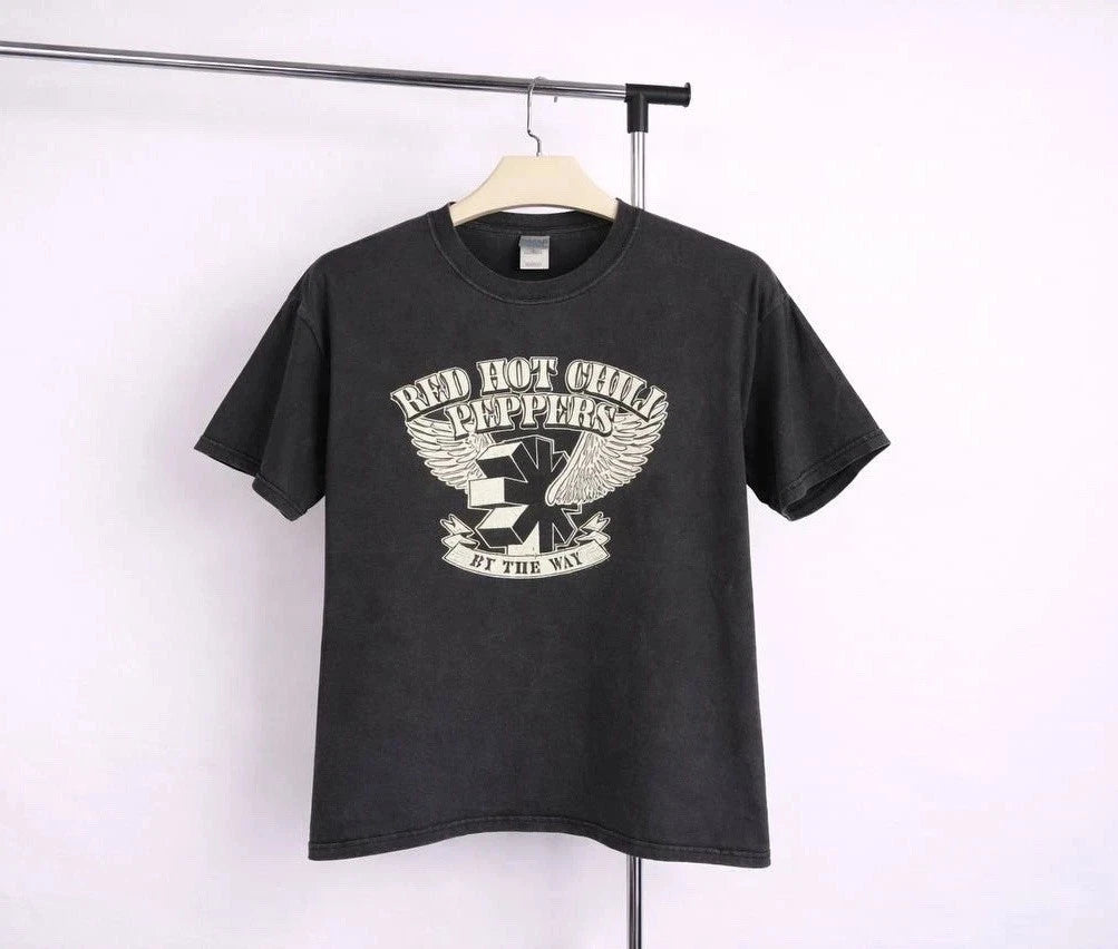 Vintage 2002 Red Hot Chili Peppers By The Way Tour T Shirt Band Tee Size:L Rare